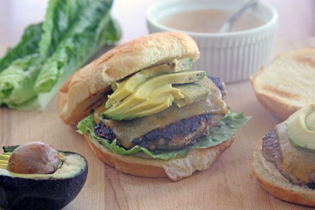 Avocado Turkey Burgers with Chipotle Aioli - All the Healthy Things