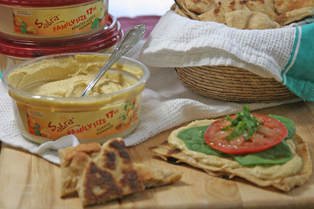 Flatbread Bread Recipe And A Sabra Hummus Package Giveaway