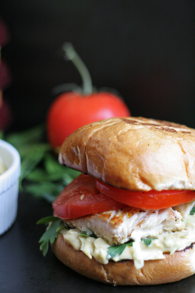 Fish Sandwich with Sabra Hummus Slaw