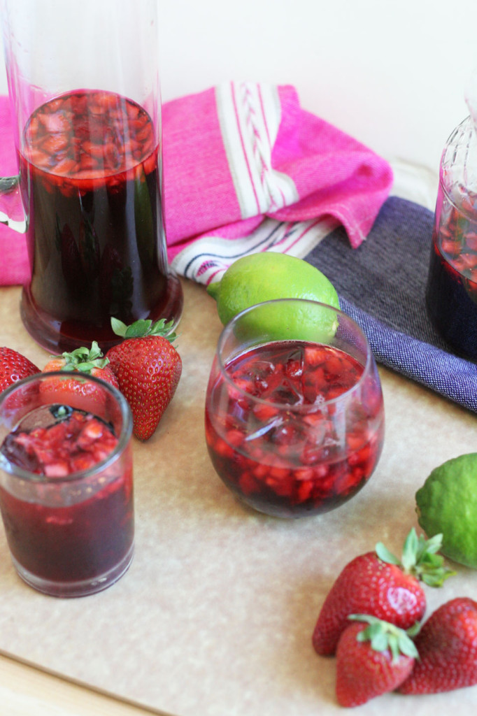 Strawberry, Hibiscus, Lime Cooler