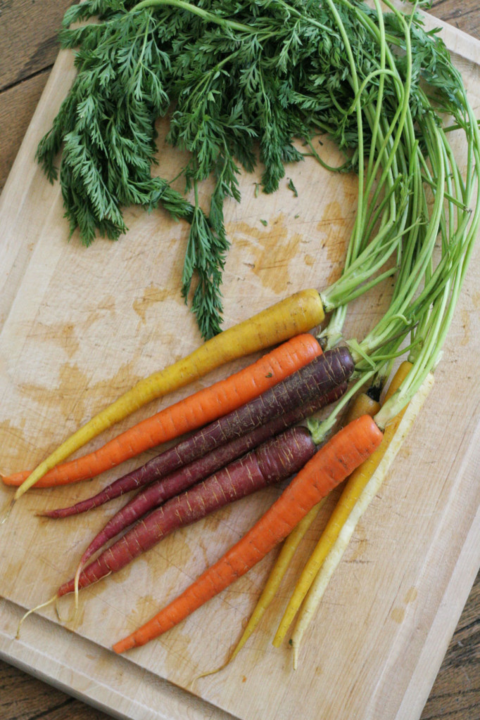 Rainbow Carrot Ribbon Salad