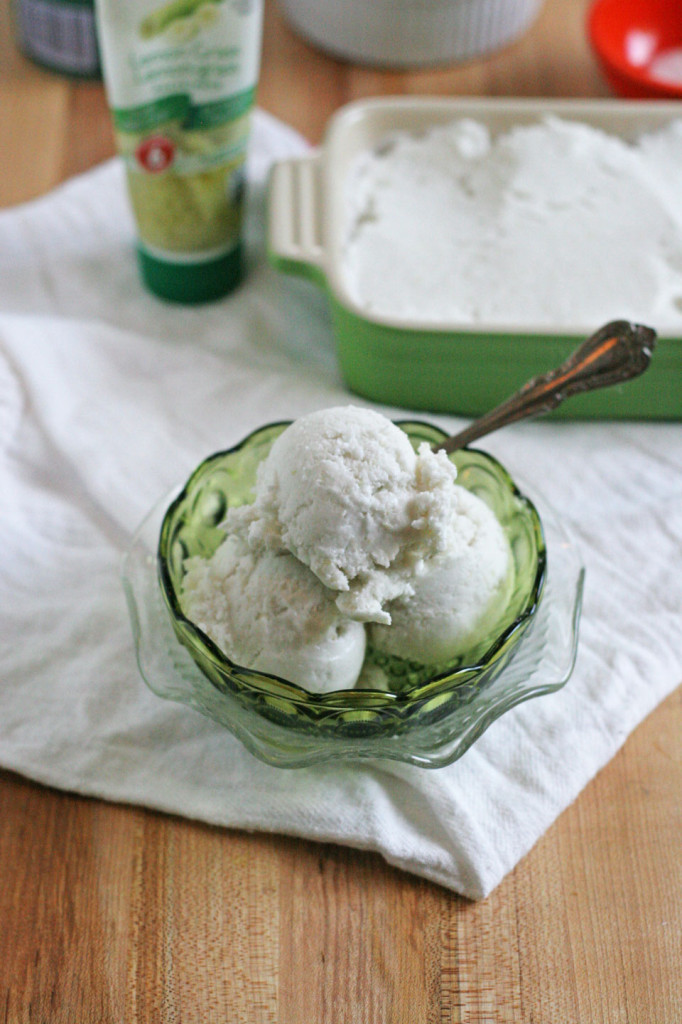 Lemon Grass Coconut Milk Sorbet