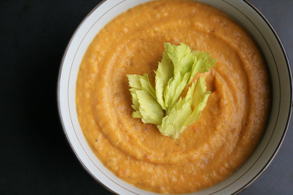 Sweetpotato Apple Soup