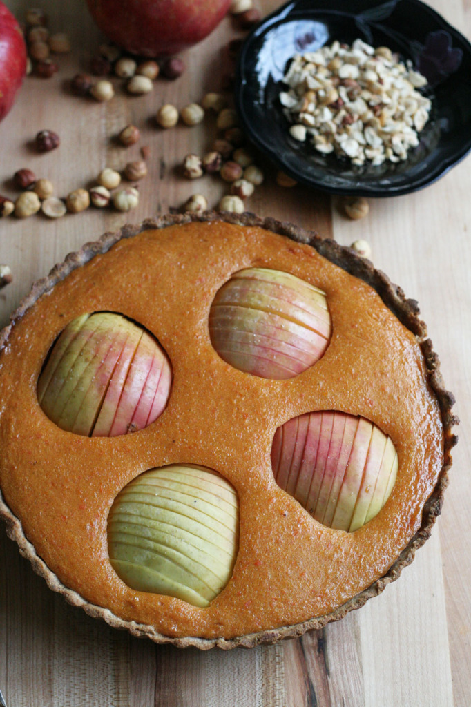 Persimmon Apple Tart