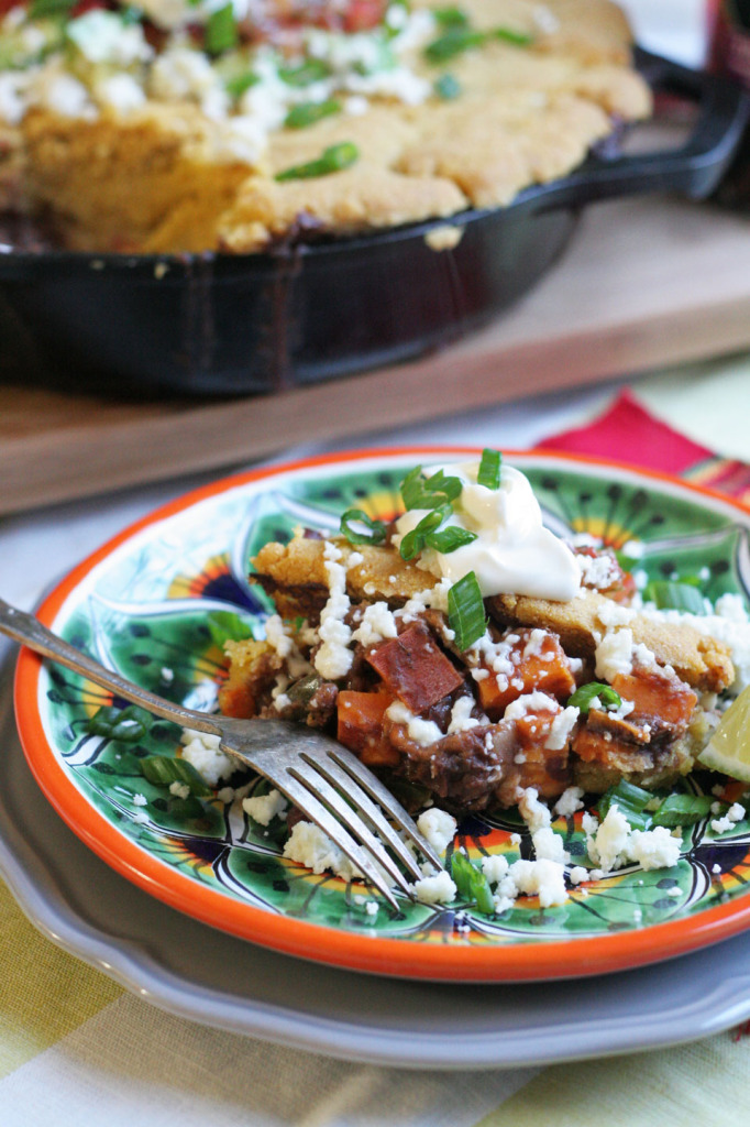 Black Bean Tamale Pie