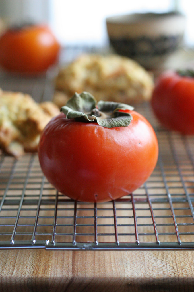 Persimmon Hazelnut Scones - not just baked