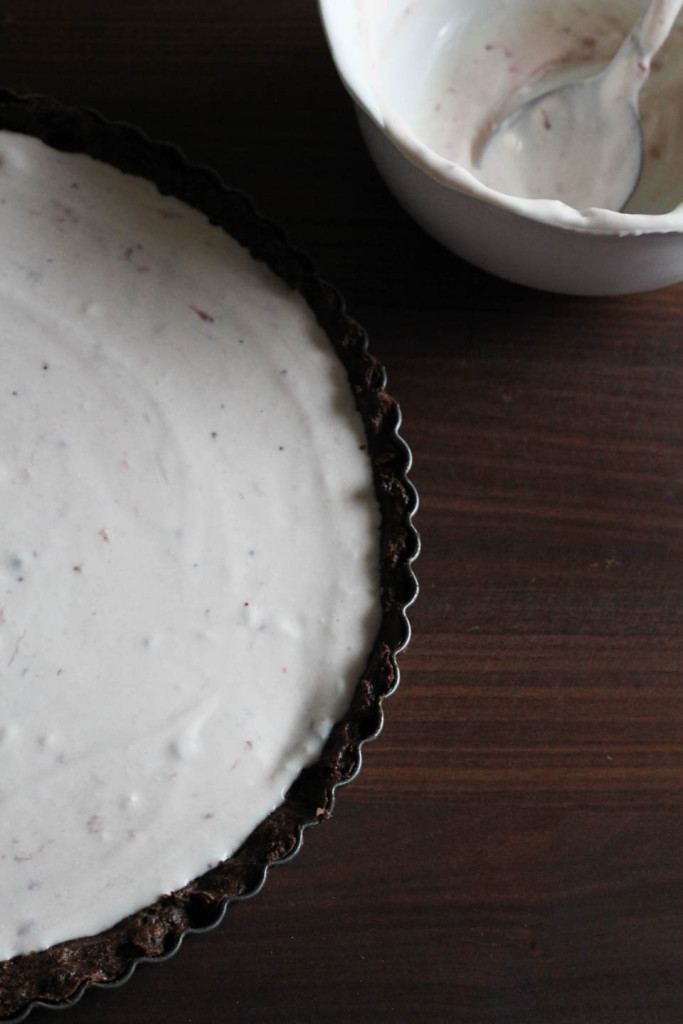 Strawberry Mascarpone Chocolate Dough Tart