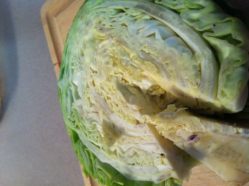 cabbage chopping tip - not just baked