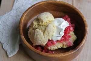 Rhubarb Shortcake