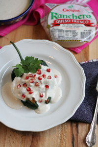 Chiles en Nogada-Chilies in Walnut Sauce