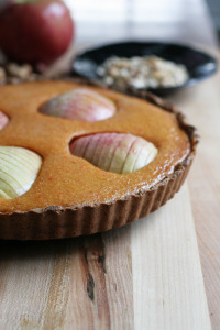 Persimmon Apple Tart