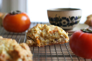 Persimmon Hazelnut Scone