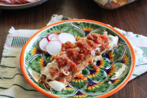 Easy Chicken and Sweetpotato Enchiladas