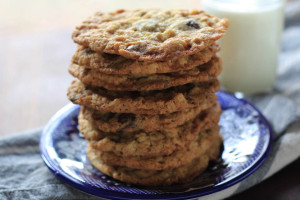 Oatmeal Hazelnut Chocolate Chip Cookies