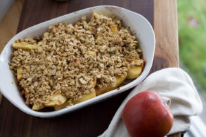 Baked Apples with Oatmeal