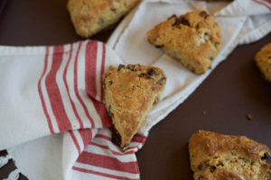 Dried Fruit Hazelnut Scones